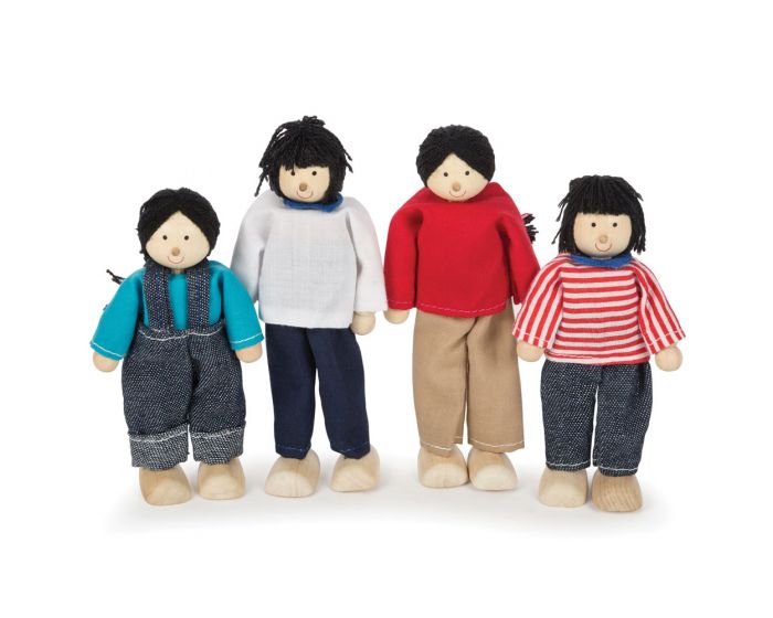 Plan Toy Doll House Asian Family ドール 人形 フィギュア :81282598