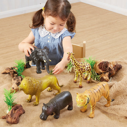 Jungle animal toy set on sale